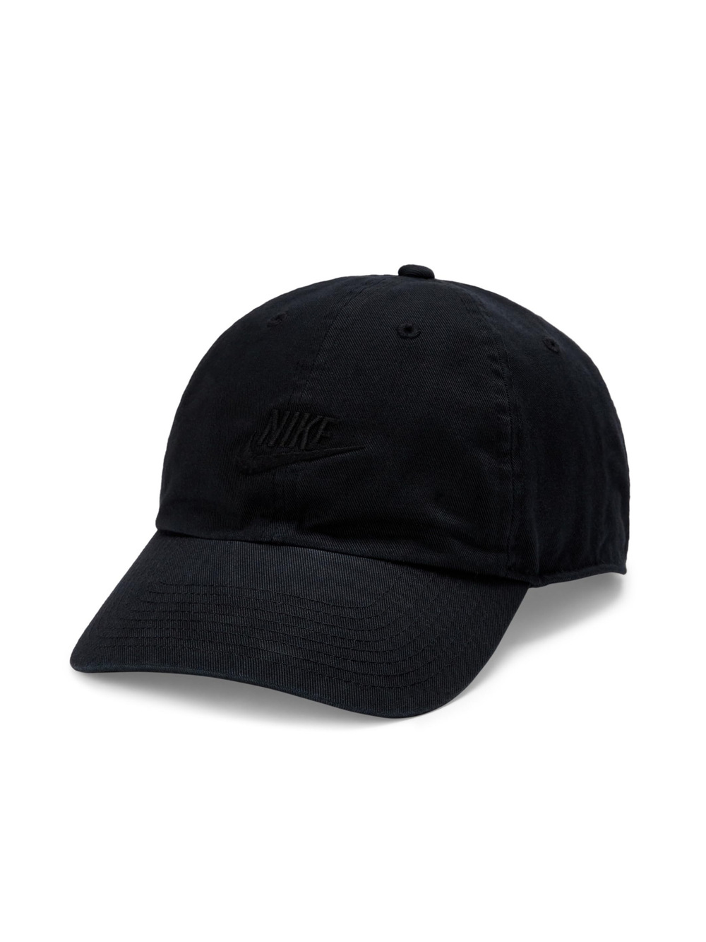 Unisex Adult Club Unstructured Futura Wash Cap Hat | Mens | Black | Size L-XL